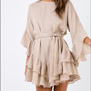 ANTIQUE WISH MINI DRESS MOCHA